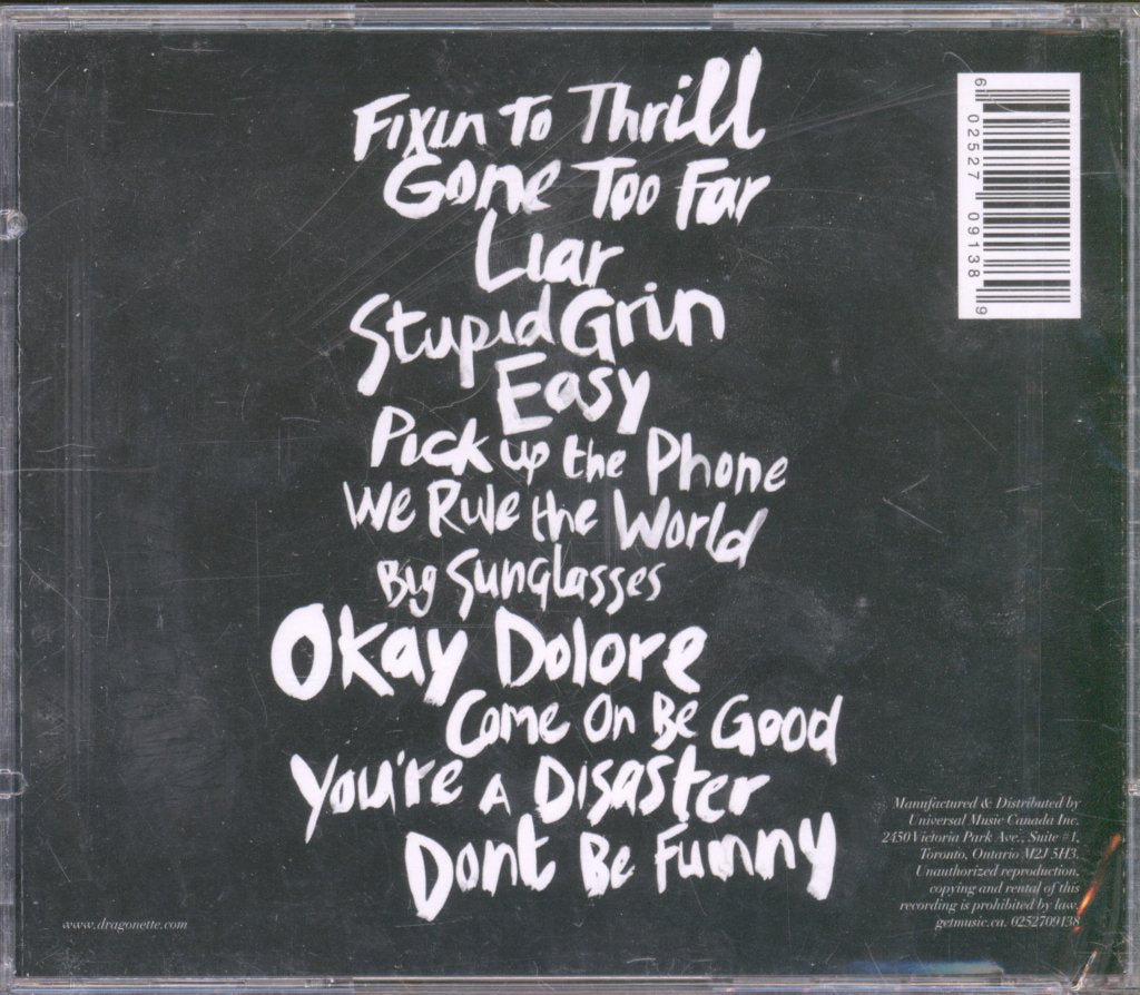 Dragonette - Fixin To Thrill - Cd