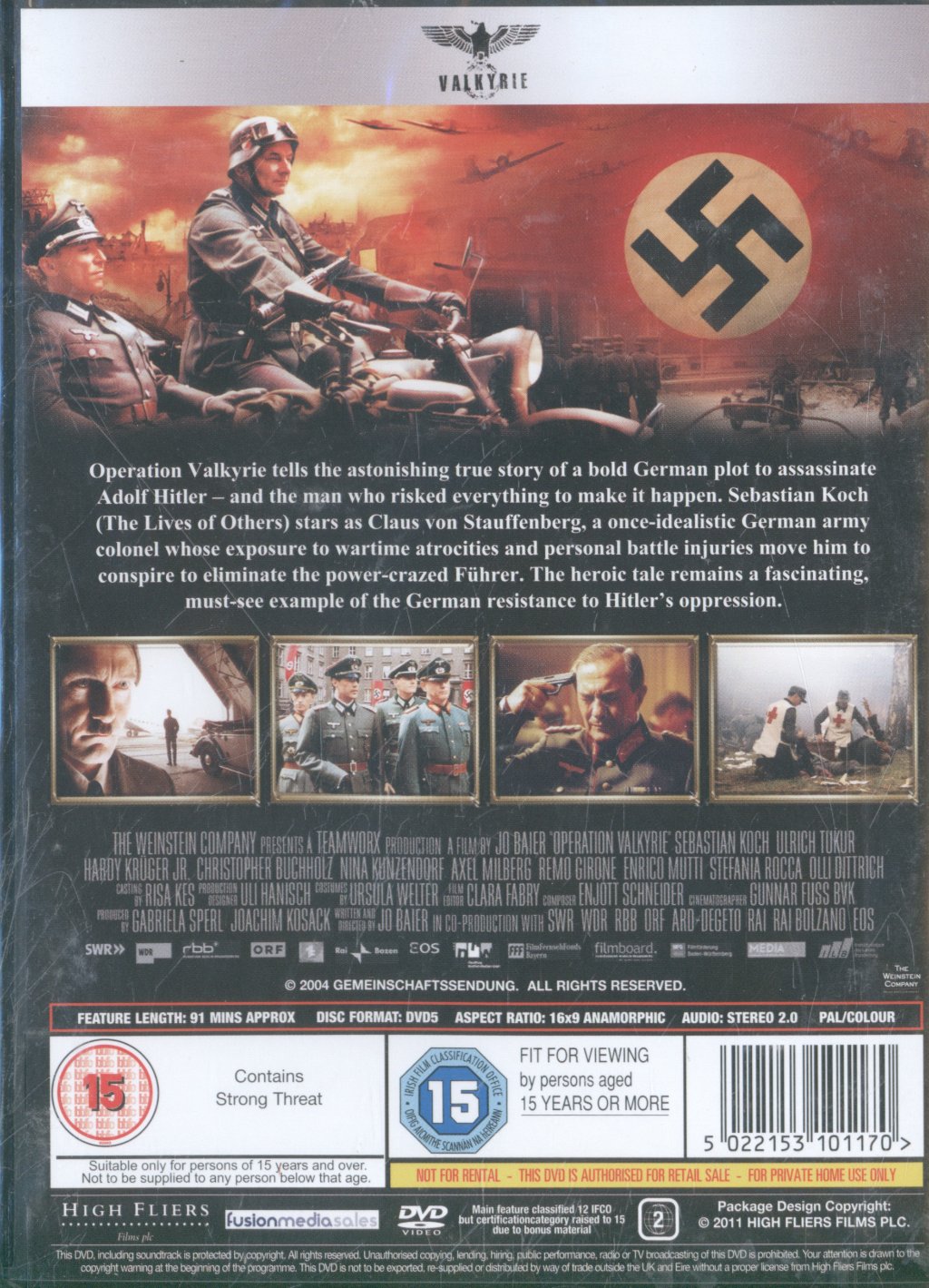 Operation Valkyrie (film) - Operation Valkyrie - Dvd