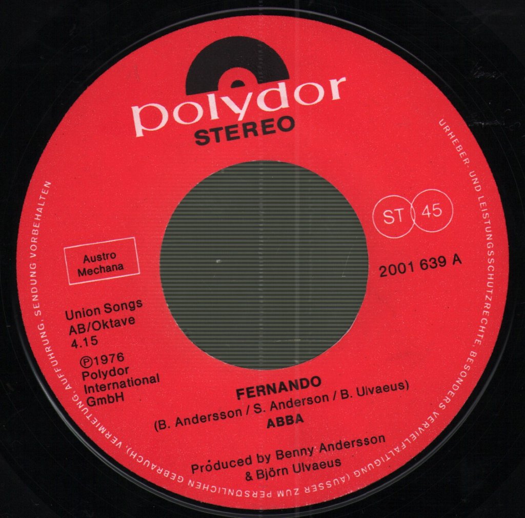 ABBA - Fernando · Tropical Loveland - 7 Inch