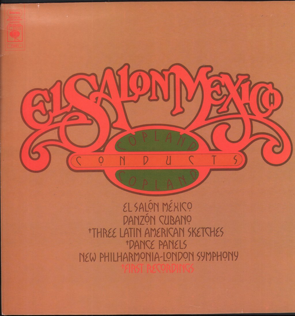 Aaron Copland / New Philharmonia Orchestra / London Symphony Orchestra - El Salón México / Danzón Cubano / Three Latin American Sketches / Dance Panels - Lp