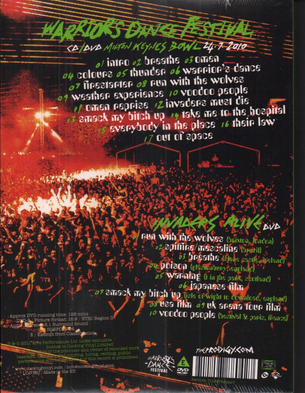 Prodigy - Live World's On Fire - Cd/Dvd