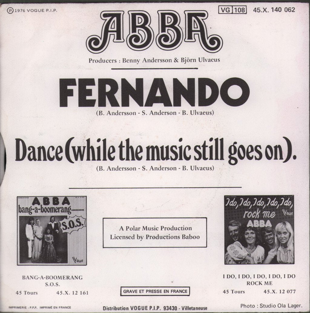 ABBA - Fernando - 7 Inch