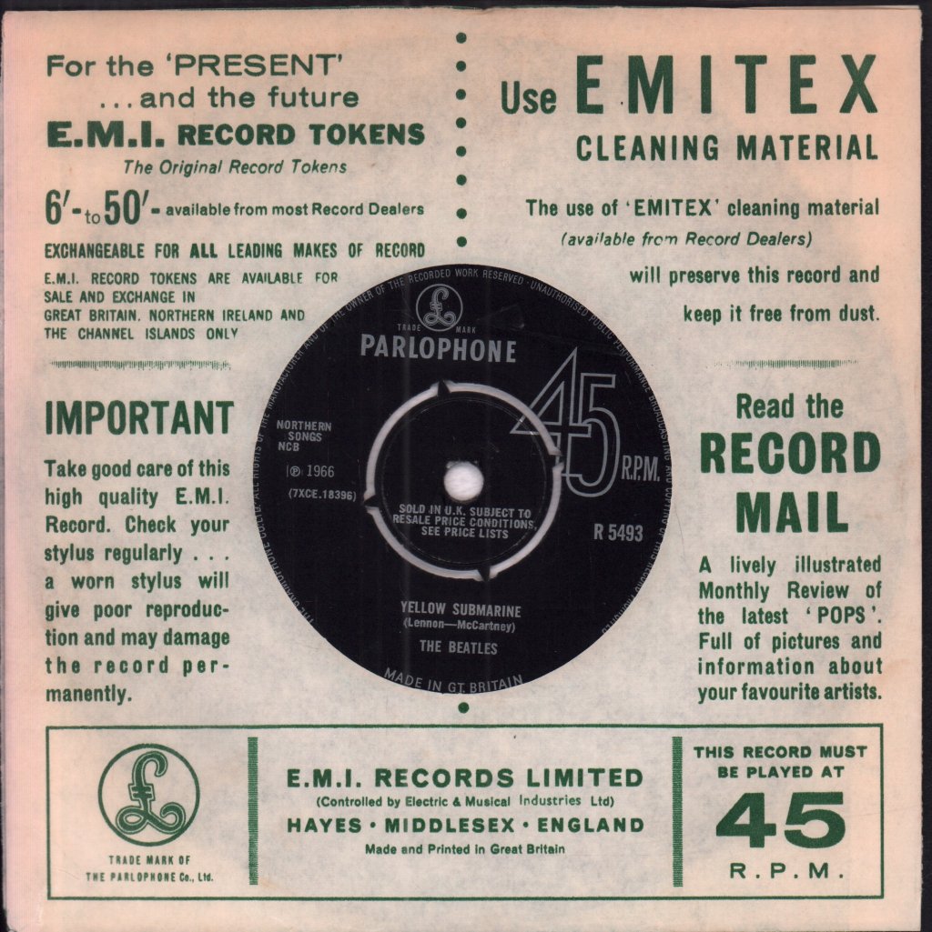 Beatles - Eleanor Rigby - 7 Inch