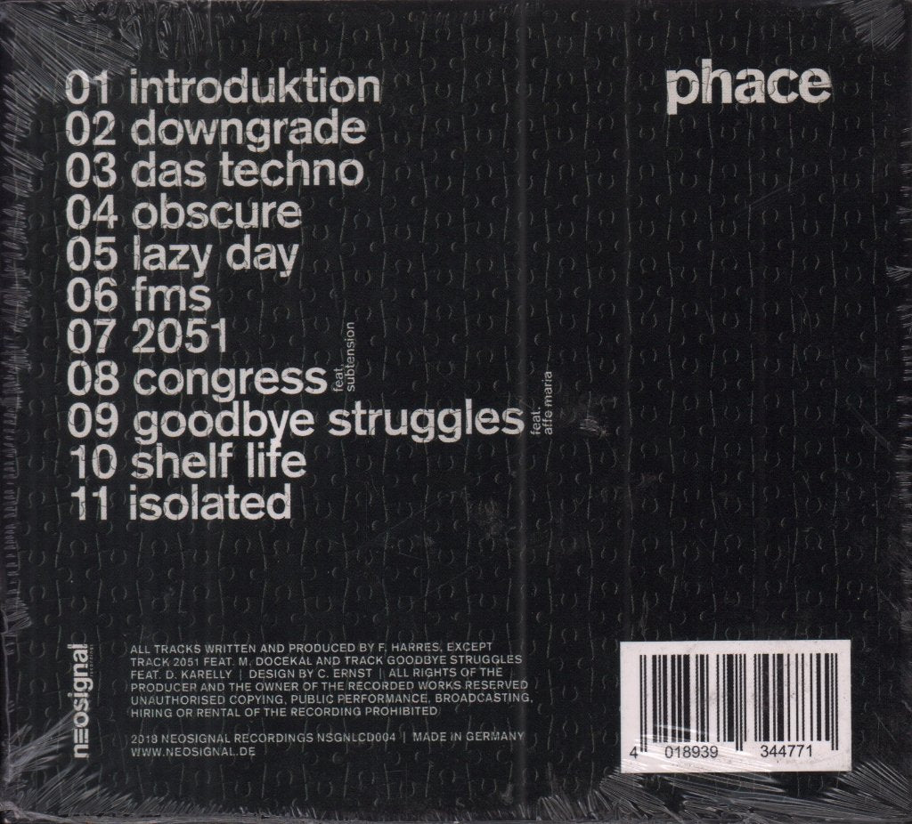 Phace - Between - Cd