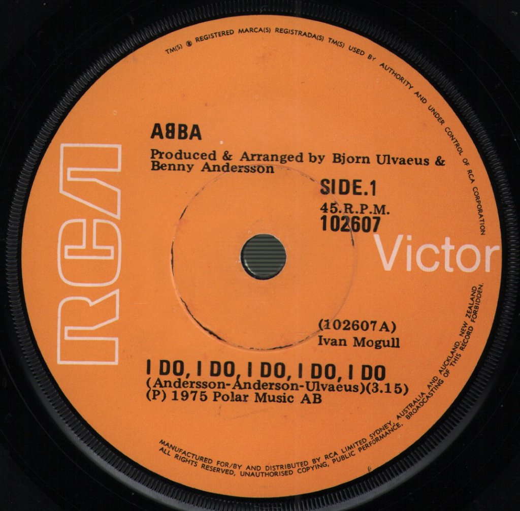 ABBA - I Do, I Do, I Do, I Do, I Do - 7 Inch