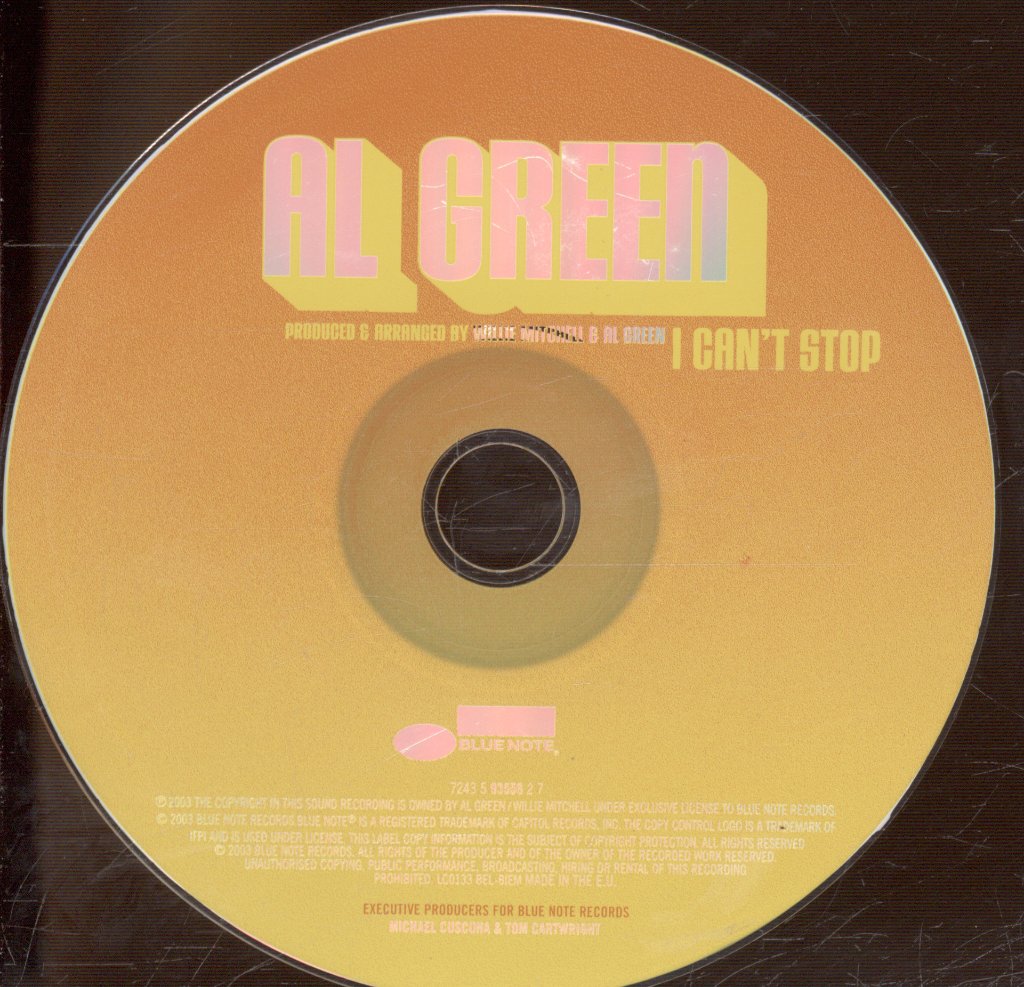 Al Green - I Can't Stop - Cd