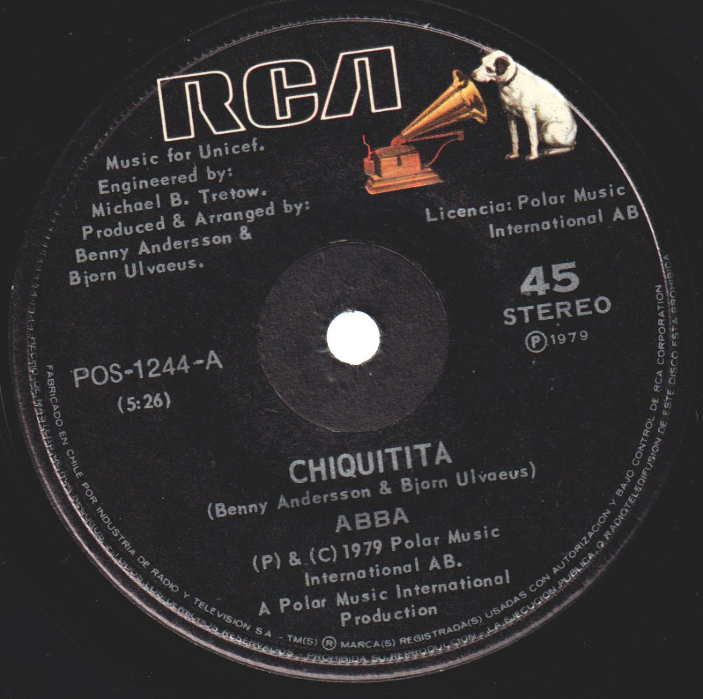 ABBA - Chiquitita / Lovelight - 7 Inch