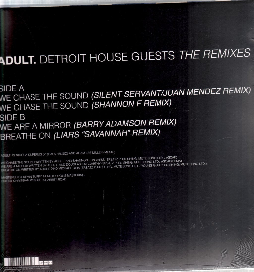 Adult. - Detroit House Guests The Remixes - 12 Inch