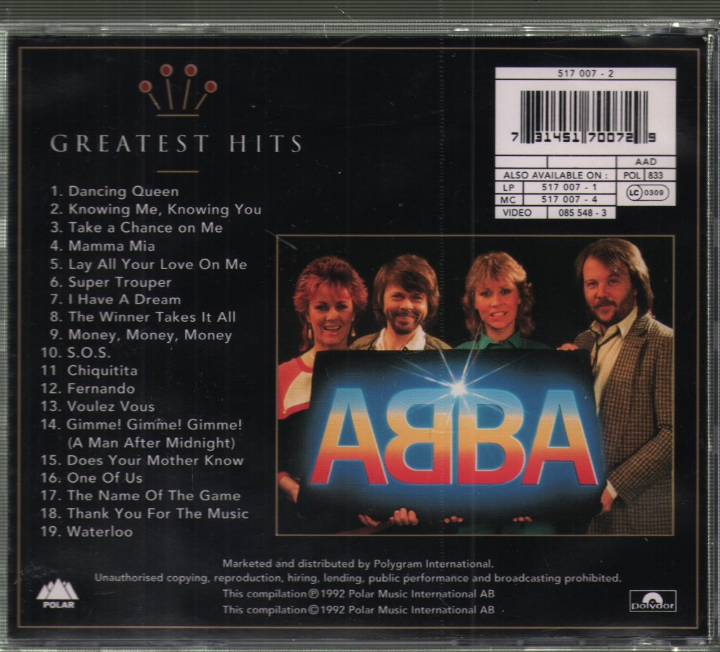 ABBA - Gold - Cd