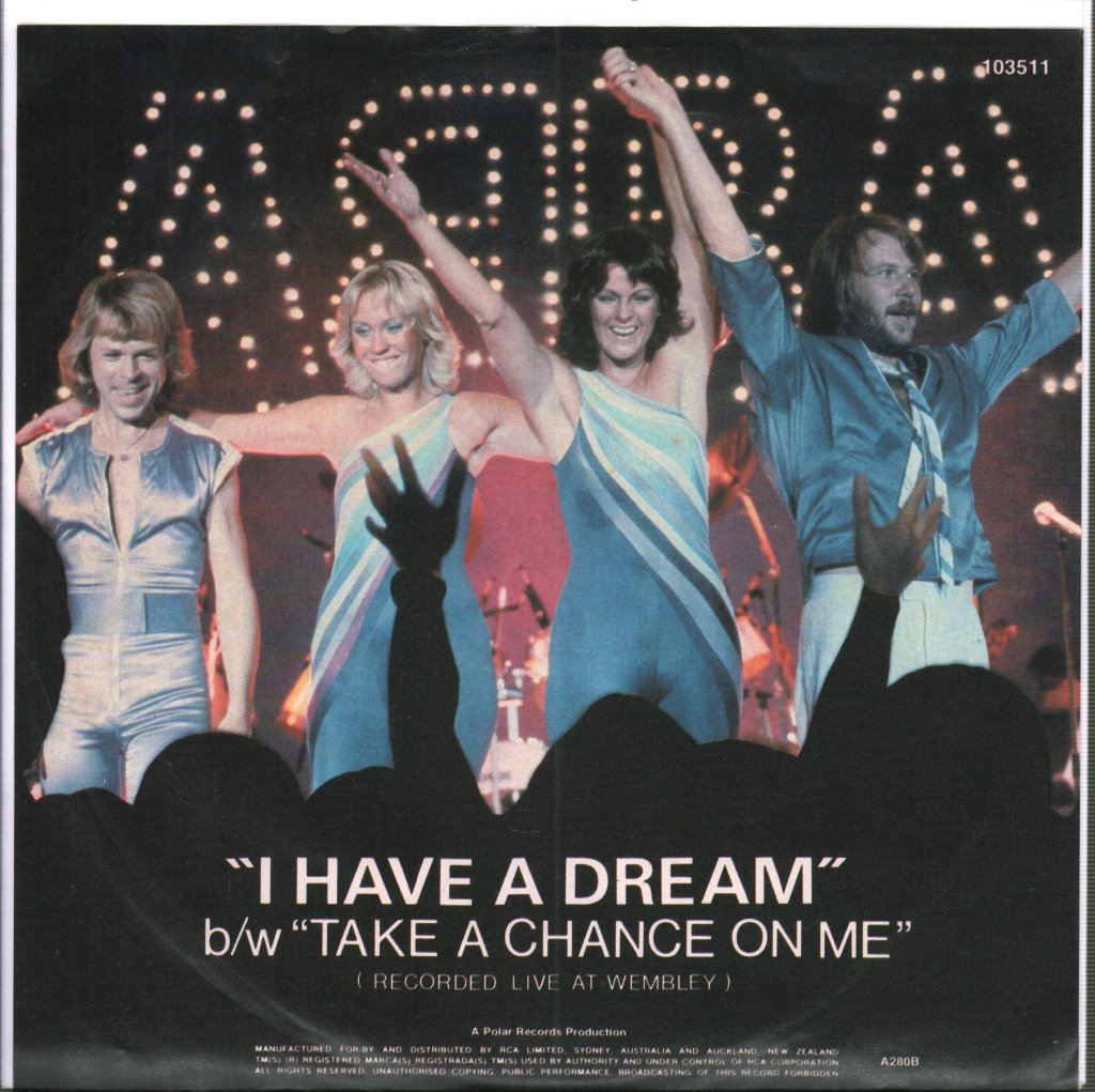 ABBA - I Have A Dream - 7 Inch