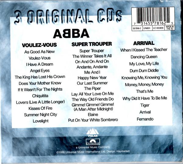 ABBA - Voulez-Vous / Super Trouper / Arrival - Triple Cd