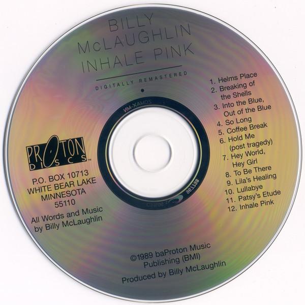 Billy McLaughlin - Inhale Pink - Cd