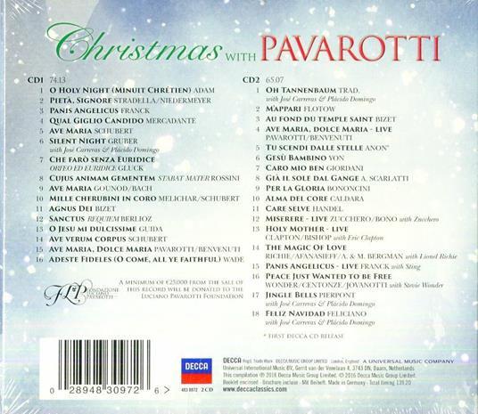 Luciano Pavarotti - Christmas With Pavarotti - Double Cd