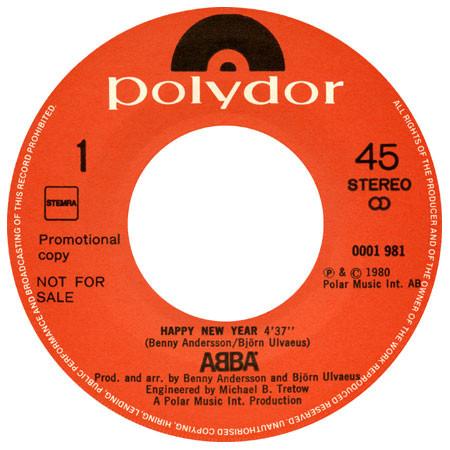 ABBA - Happy New Year - 7 Inch