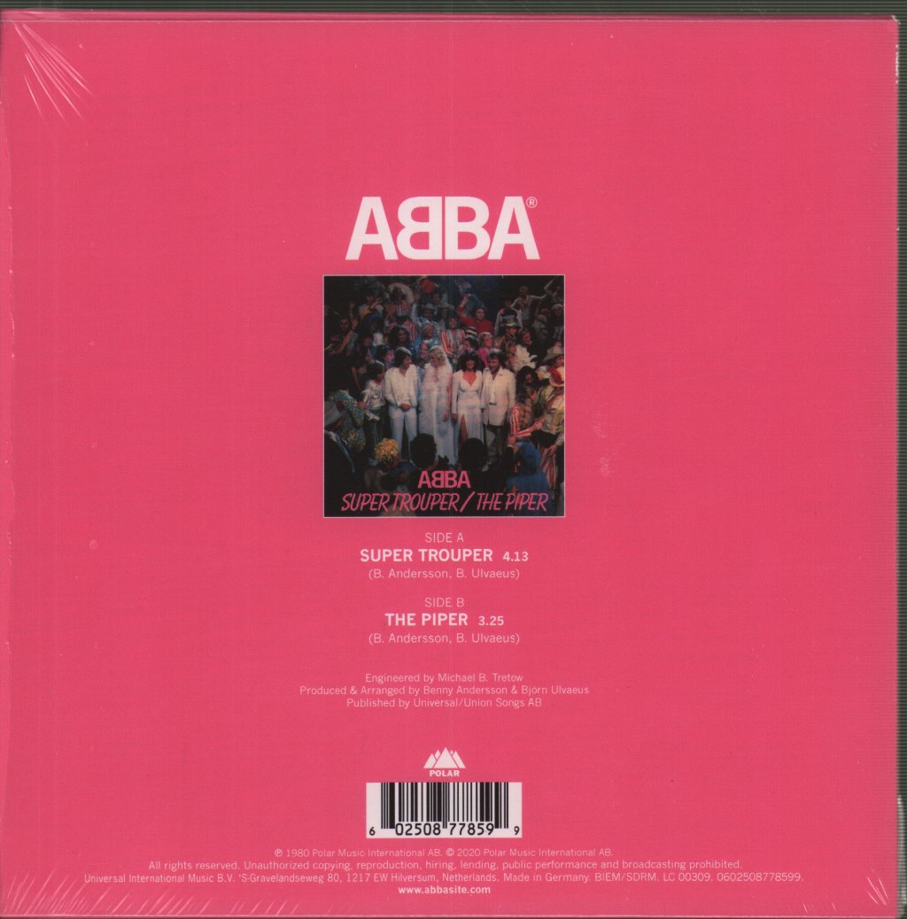 ABBA - Super Trouper - 7 Inch