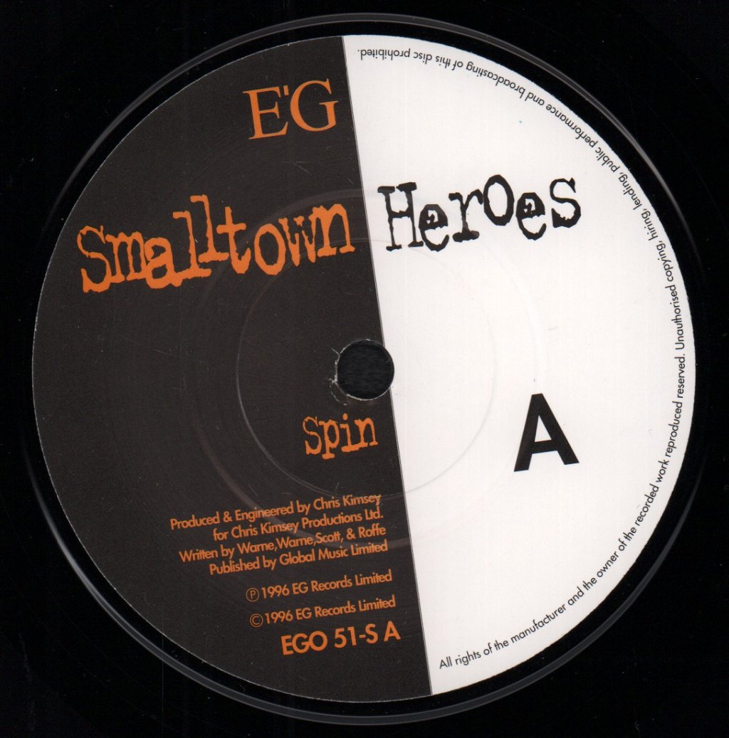 Smalltown Heroes - Spin - 7 Inch