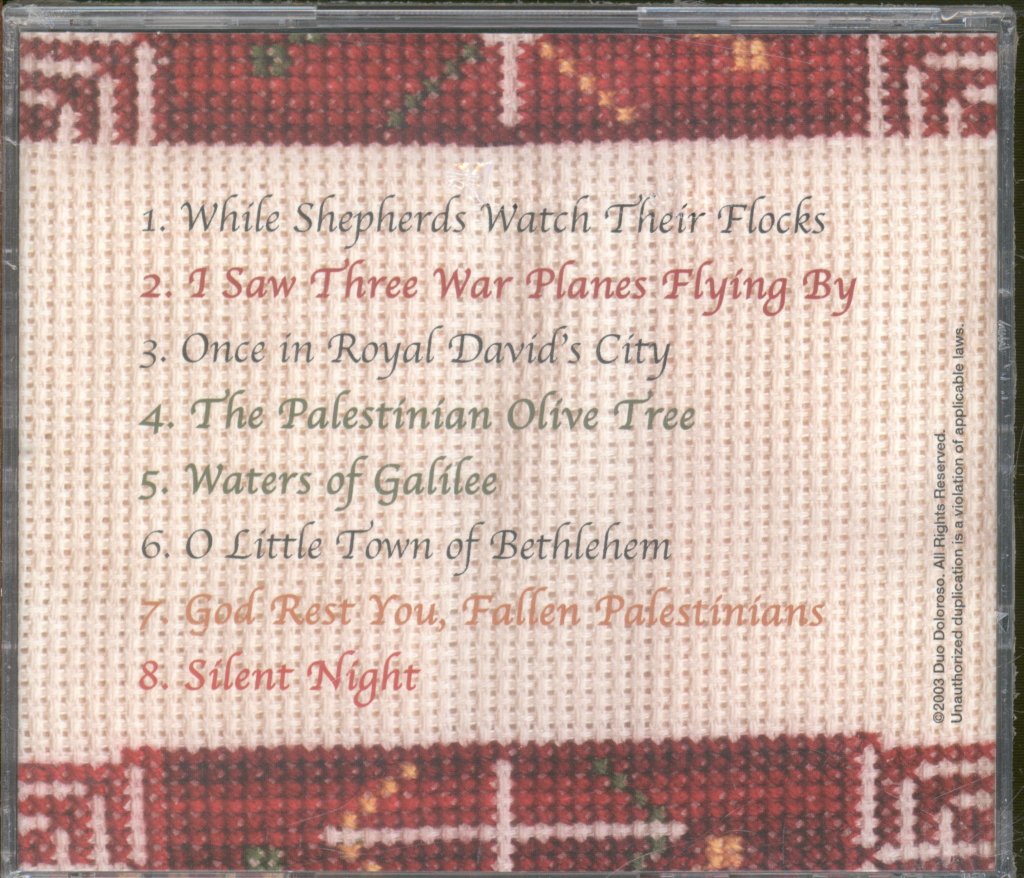 Duo Doloroso - Carols For Palestine - Cd