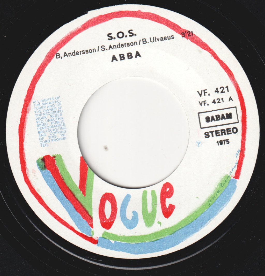 ABBA - S.O.S - 7 Inch