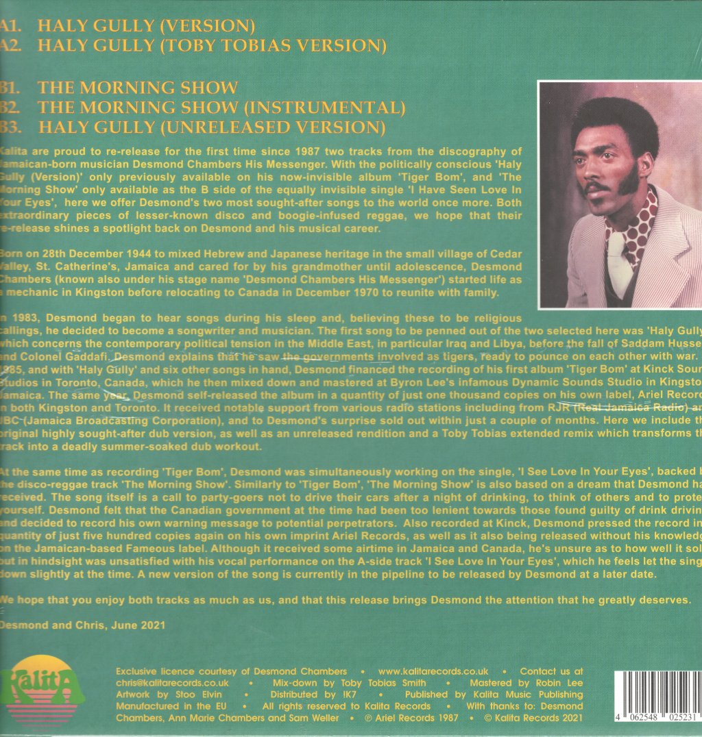 Desmond Chambers - Haly Gully - 12 Inch