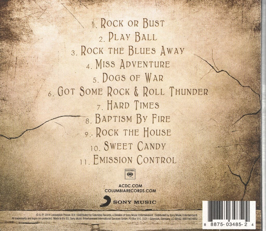 AC/DC - Rock Or Bust - Cd