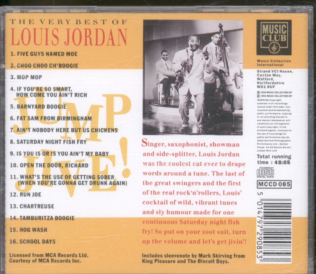 Louis Jordan - Jump Jive! The Very Best Of Louis Jordan - Cd