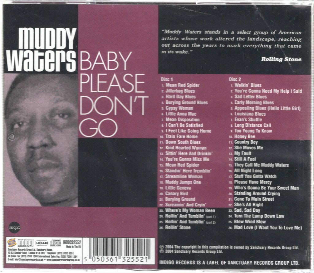 Muddy Waters - Baby Please Don't Go - Double Cd