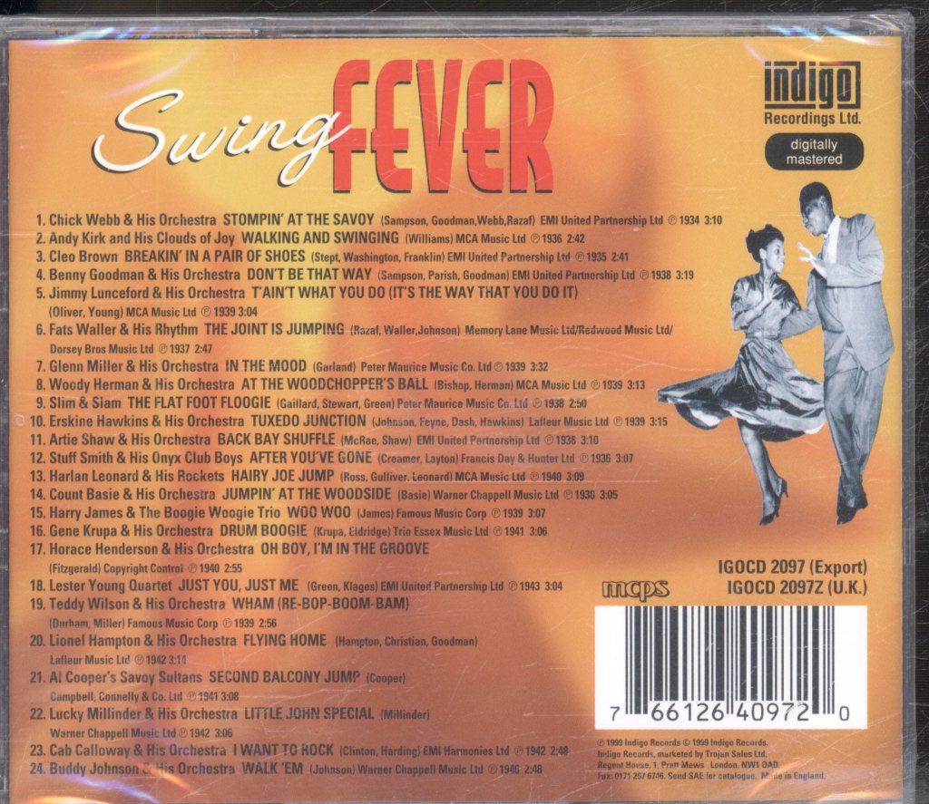 Various Artists - Swing Fever - Cd