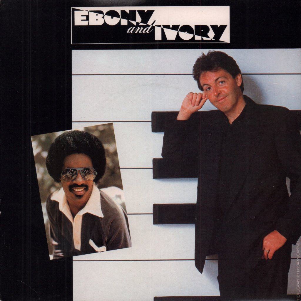 Paul Mccartney And Stevie Wonder - Ebony And Ivory - 7 Inch