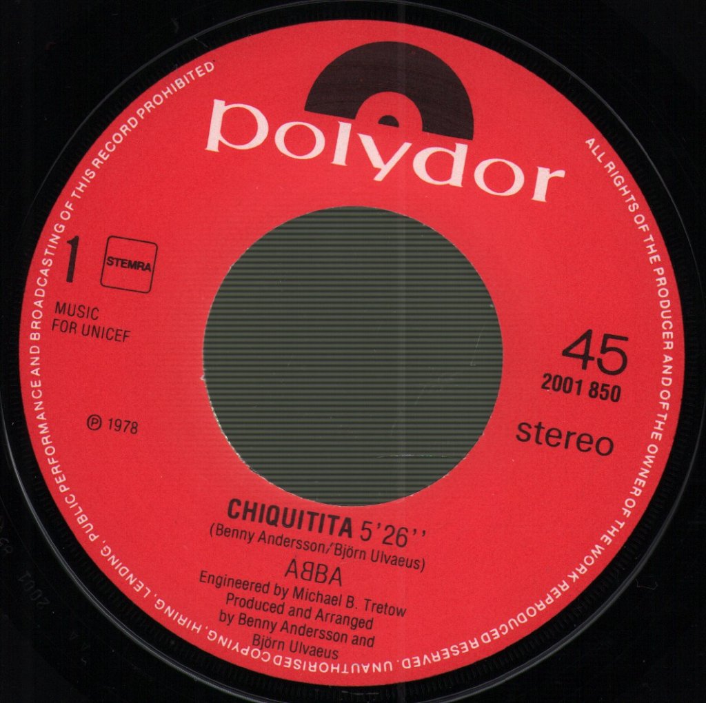 ABBA - Chiquitita - 7 Inch