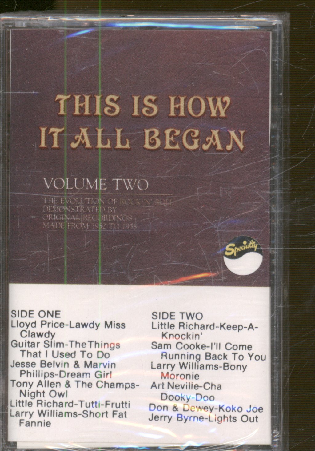 Various Artists - This Is How It All Began Volume Two - Cassette