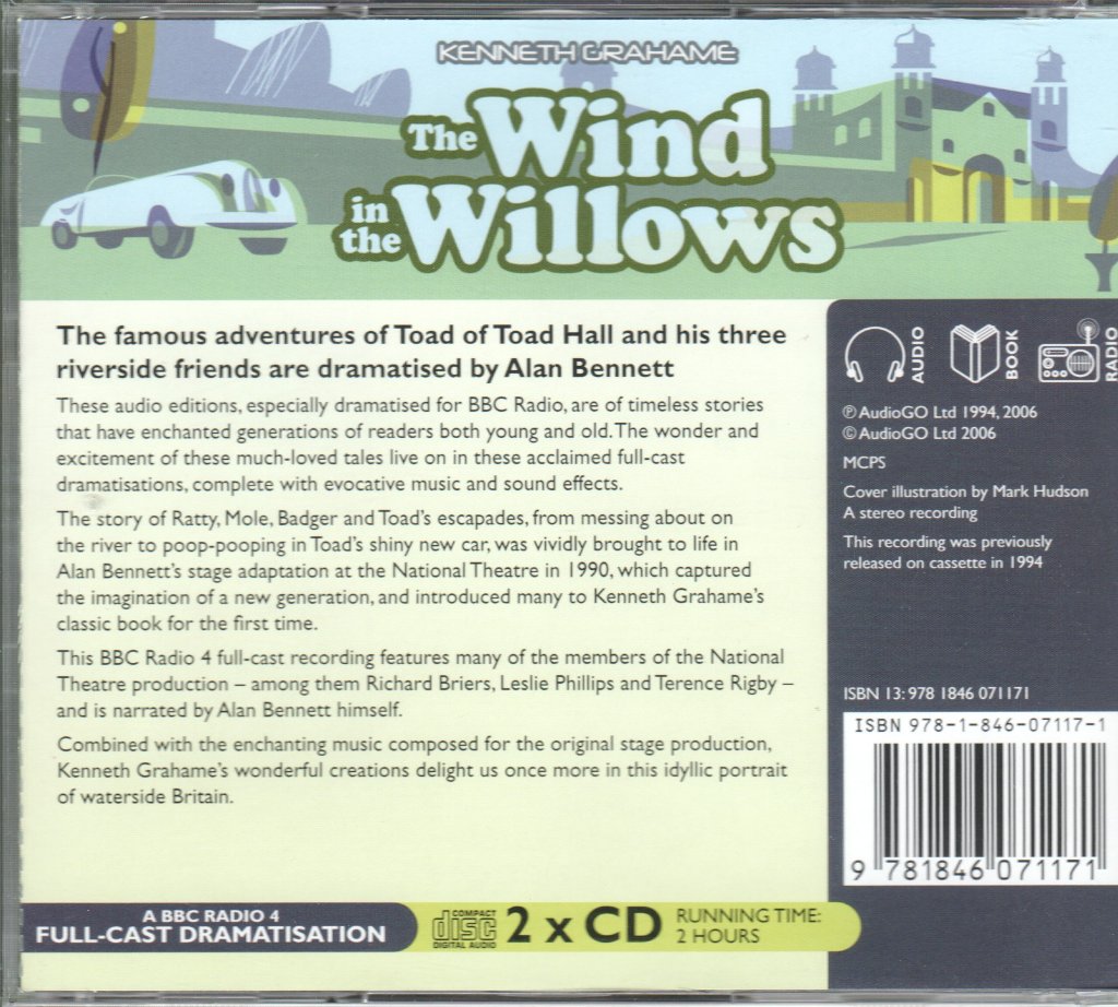 Alan Bennett - Wind In The Willows - Double Cd