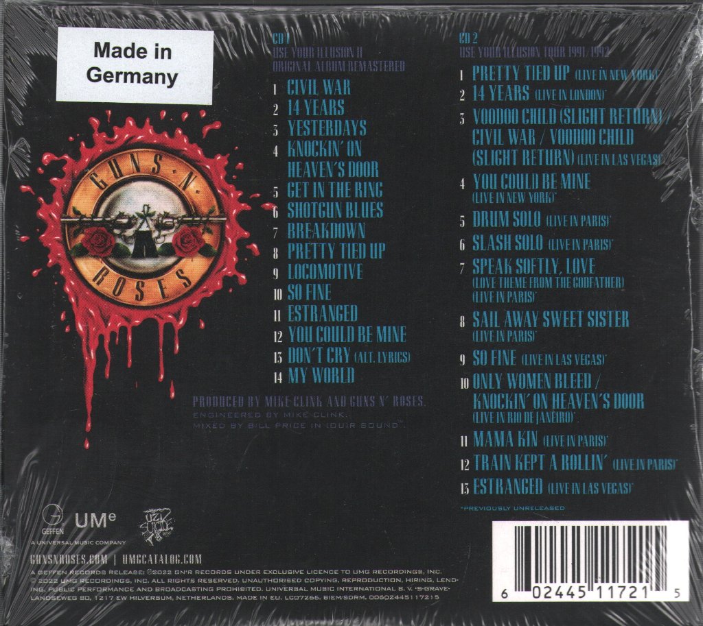 Guns N' Roses - Use Your Illusion II - Cd