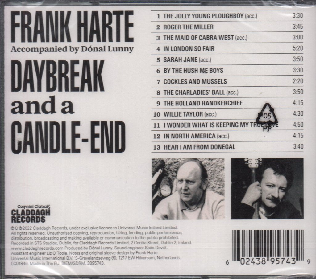 Frank Harte - Daybreak And A Candle End - Cd