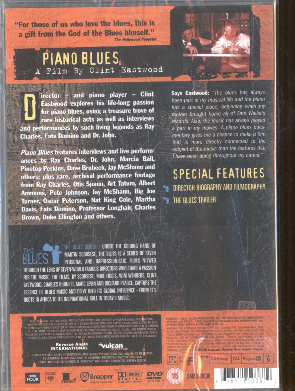 Various Artists - Martin Scorsese Presents The Blues - Piano Blues - Dvd