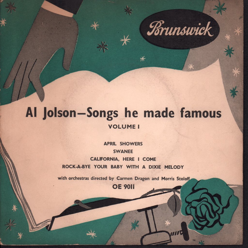 Al Jolson - Songs He Made Famous Vol.1 Part 1 - 7 Inch