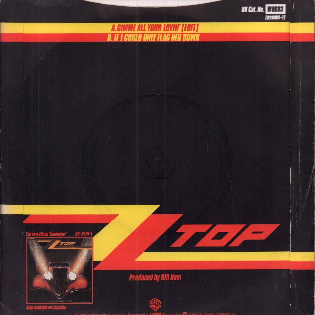 ZZ Top - Gimme All Your Lovin - 7 Inch