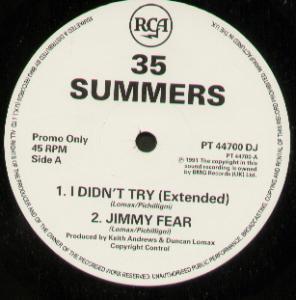 35 Summers - I Didn't Try - 12 Inch