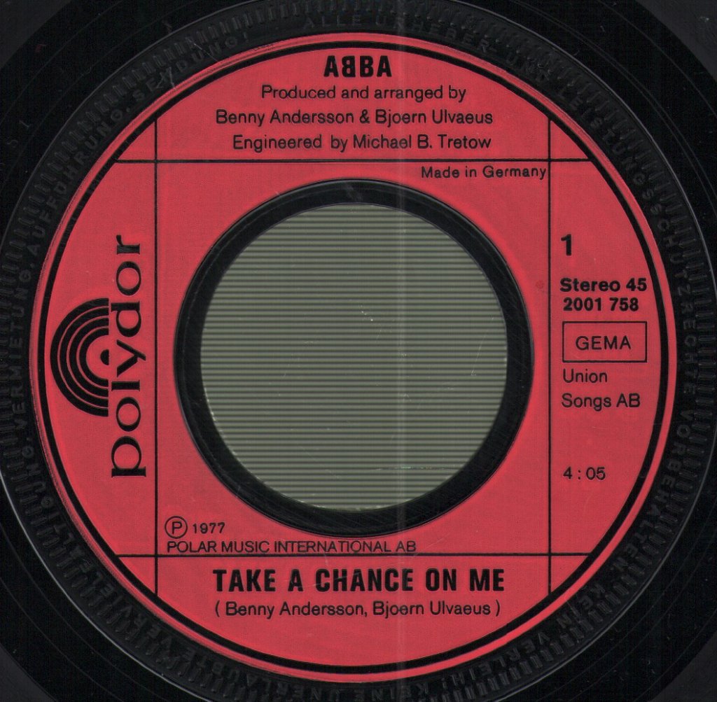 ABBA - Take A Chance On Me - 7 Inch