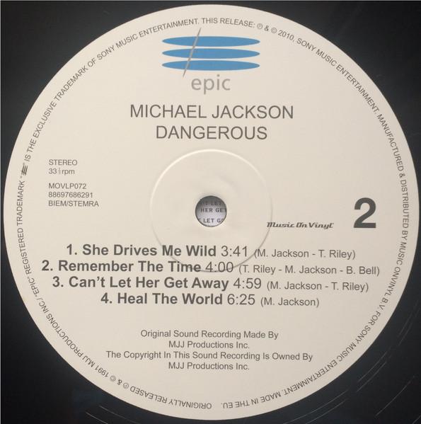 Michael Jackson - Dangerous - Double Lp