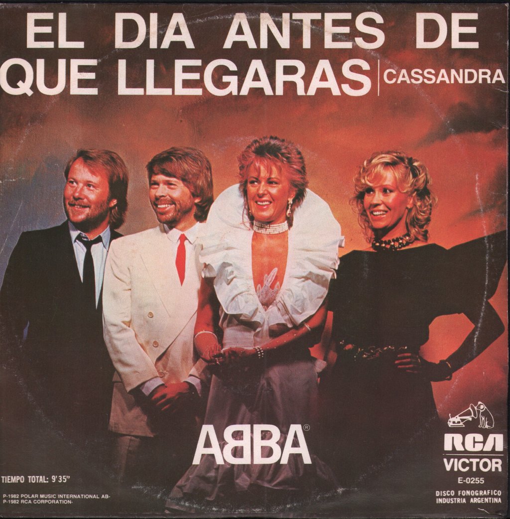 ABBA - El Día Antes De Que Llegaras - 7 Inch