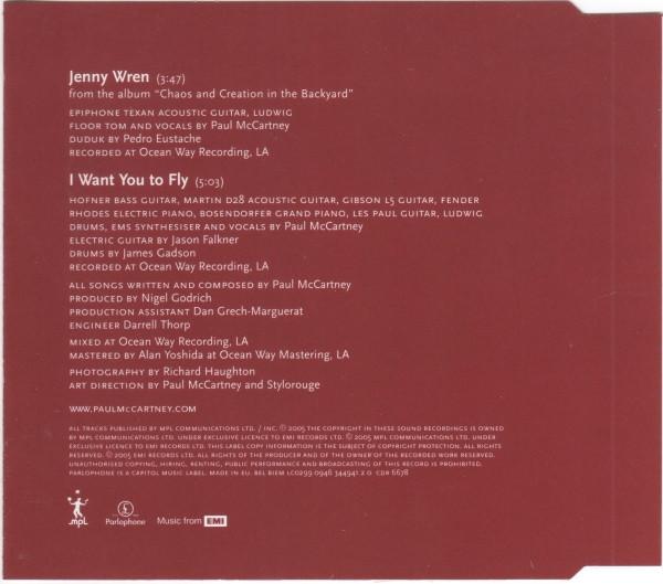 Paul McCartney - Jenny Wren - Cd