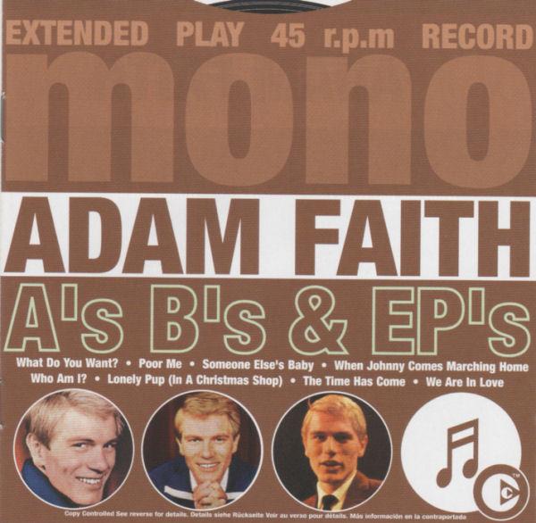 Adam Faith - A's B's & EP's - Cd