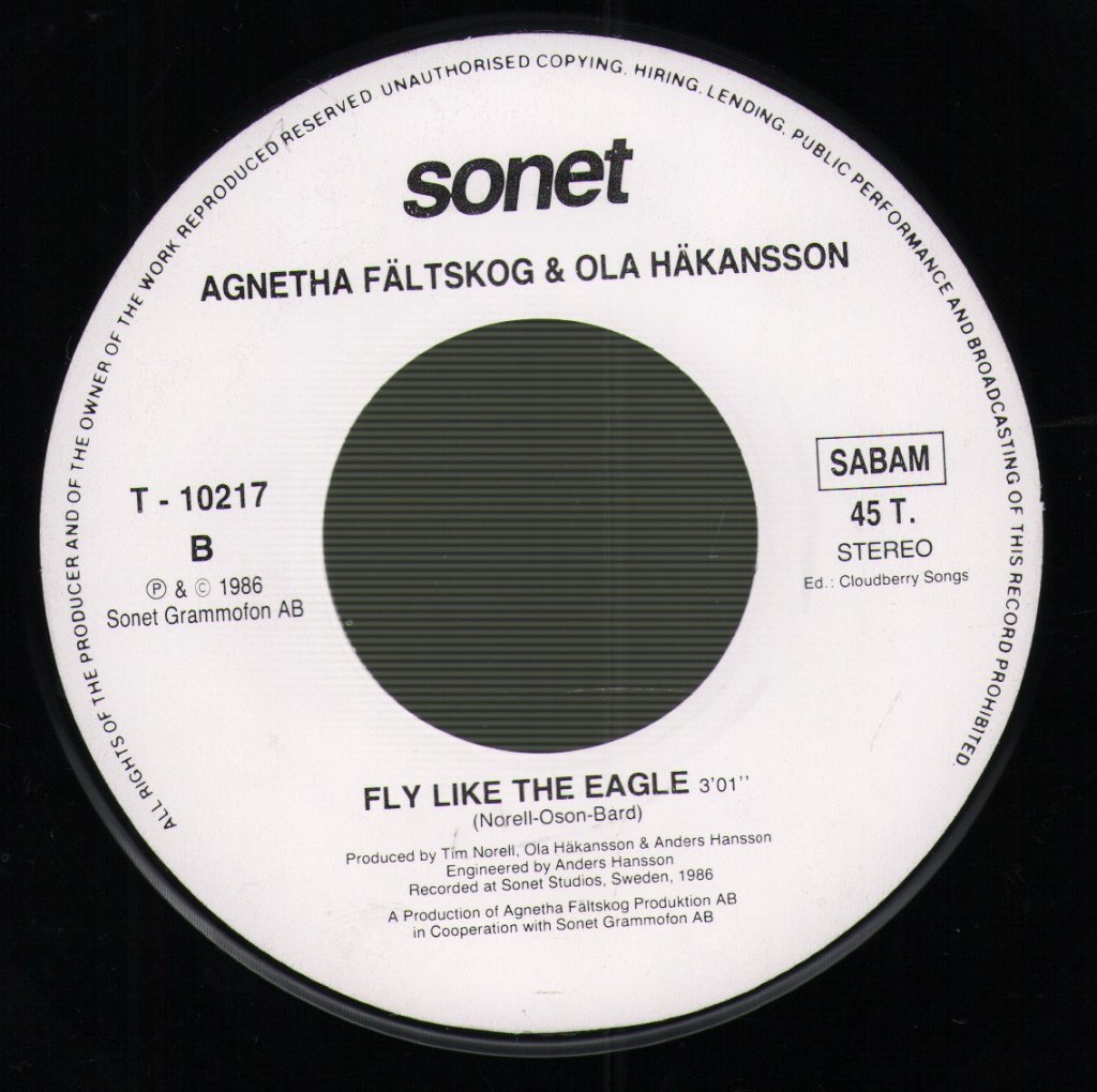 Agnetha Faltskog and Ola Hakansson - Way You Are - 7 Inch