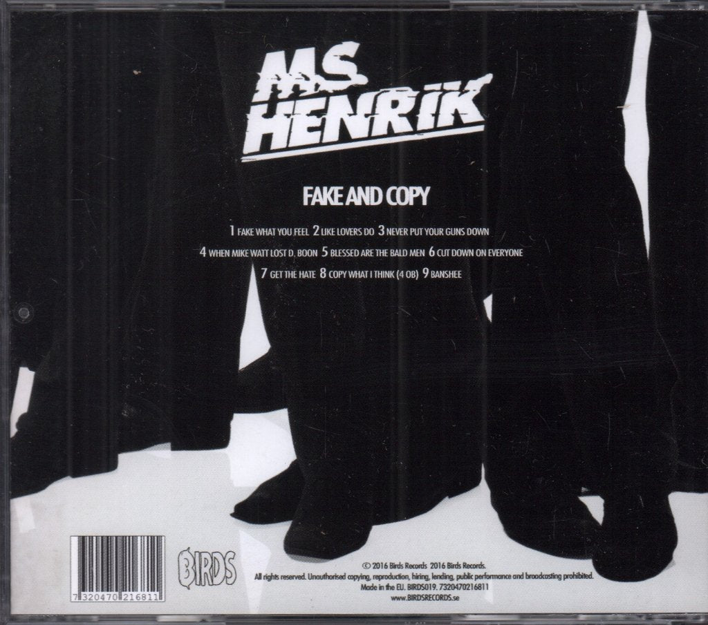 ms. henrik - fake and copy - Cd