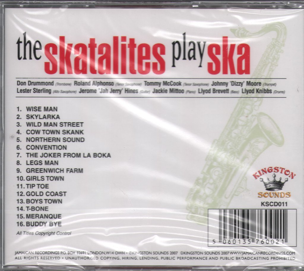 Skatalites - Skatalites Play Ska - Cd