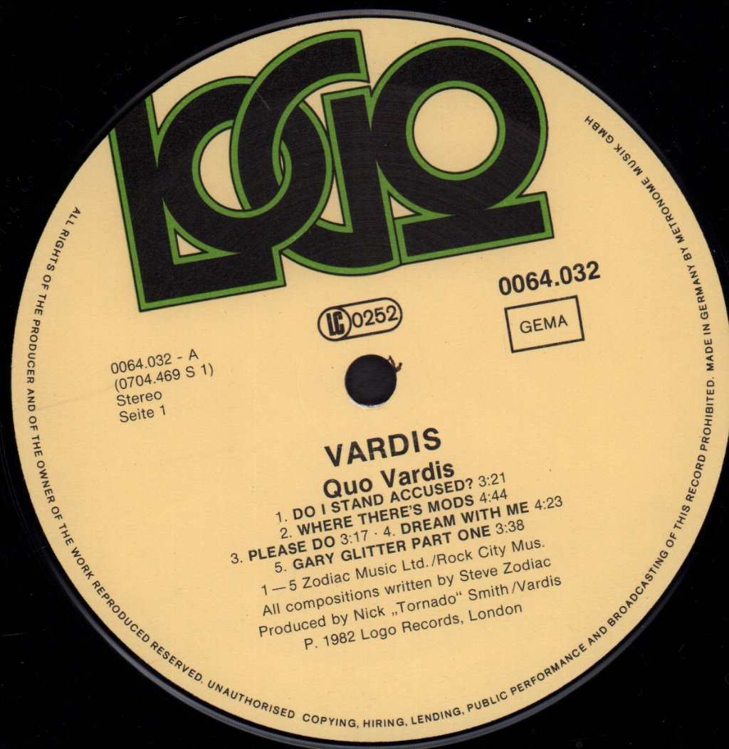 Vardis - Quo Vardis - Lp