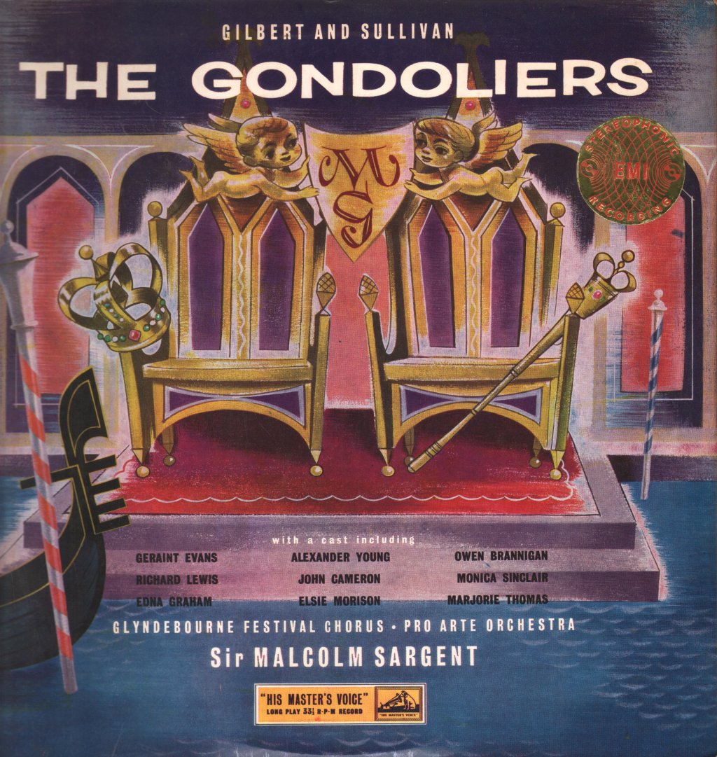 Sir Malcolm Sargent / Glyndebourne Festival Chorus / Pro Arte Orchestra - Gilbert & Sullivan - Gondoliers - Double Lp