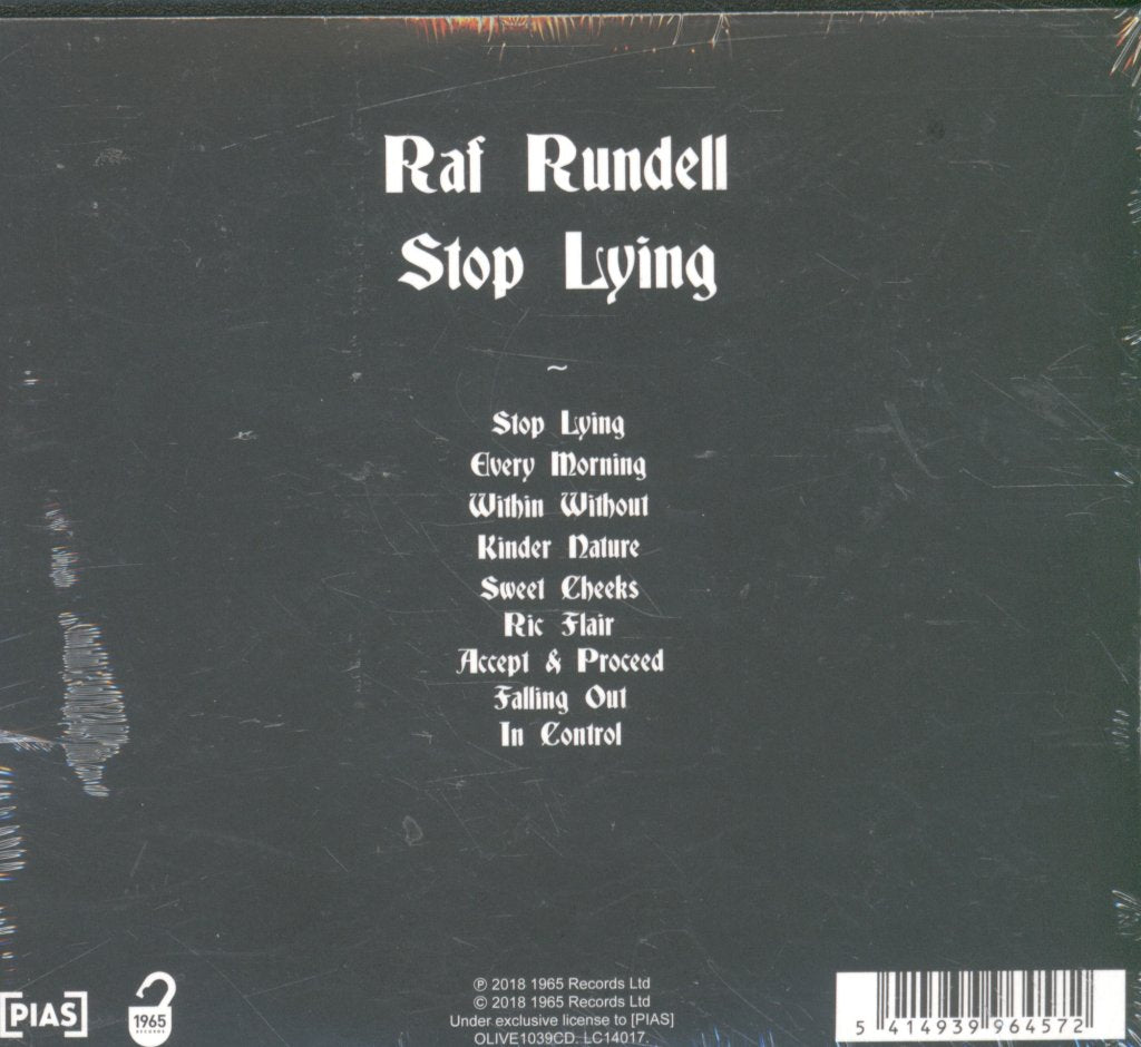 Raf Rundell - Stop Lying - Cd