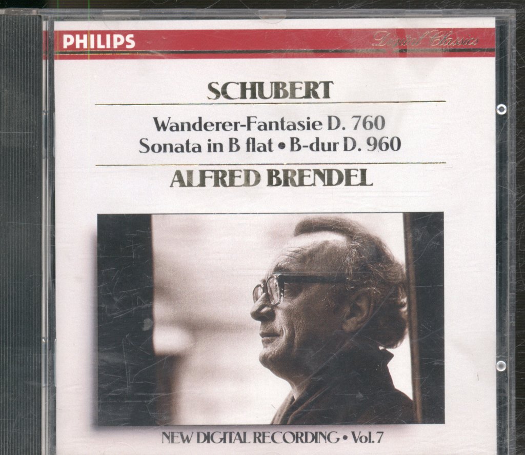 Alfred Brendel - Wanderer-Fantasie D. 760 · Sonata In B Flat = B-dur D. 960 - Cd