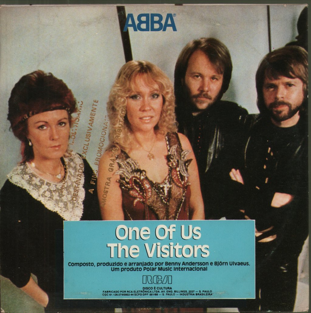 ABBA - One Of Us / The Visitors - 7 Inch